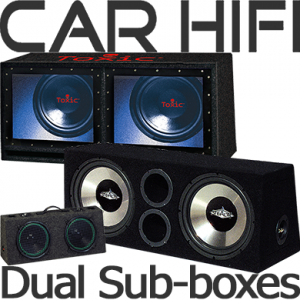 Καμπίνες με δύο Subwoofer - Sub-Boxes with 2 Subs