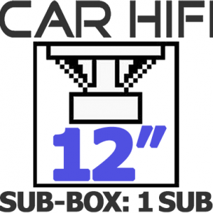 Καμπίνες με ένα Subwoofer 12”