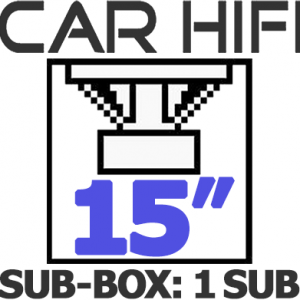 Καμπίνες με ένα Subwoofer 15”